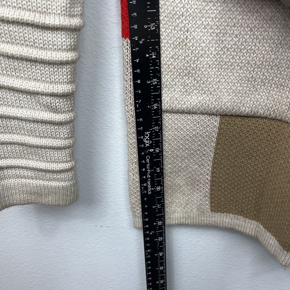 One In A Million Sweater Block Zip Cardigan - Men's Size Large Made in Turkey - Picture 8 of 9